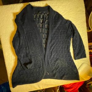 Navy blue cardigan